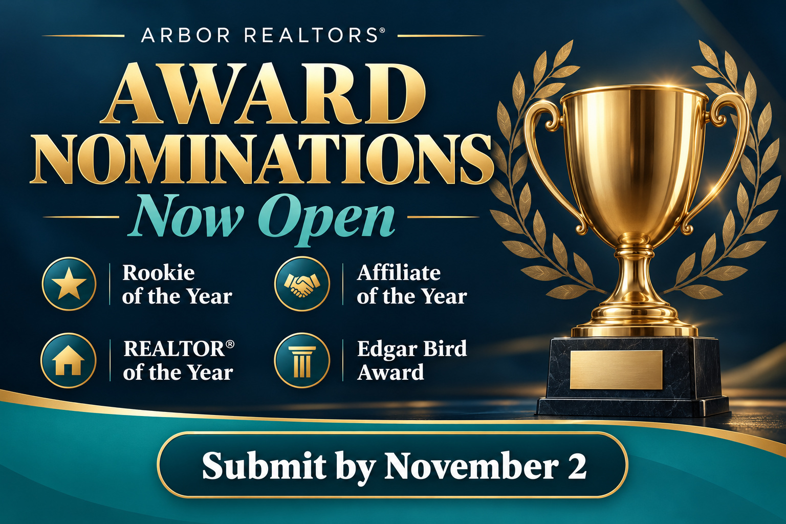 ARBOR REALTORS® Award Nominations Open